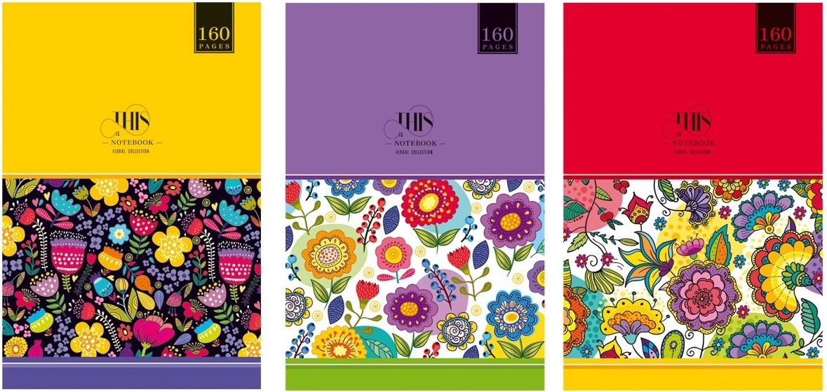 Fresh Notatnik ozdobny A4 80K linia