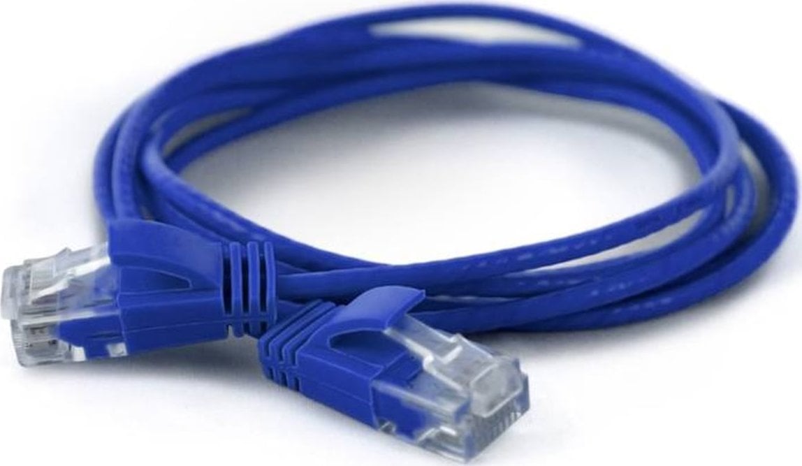 Wantec Wantec 7241 U/UTP (UTP) blue 0.25m Cat6a Network cable (7241)