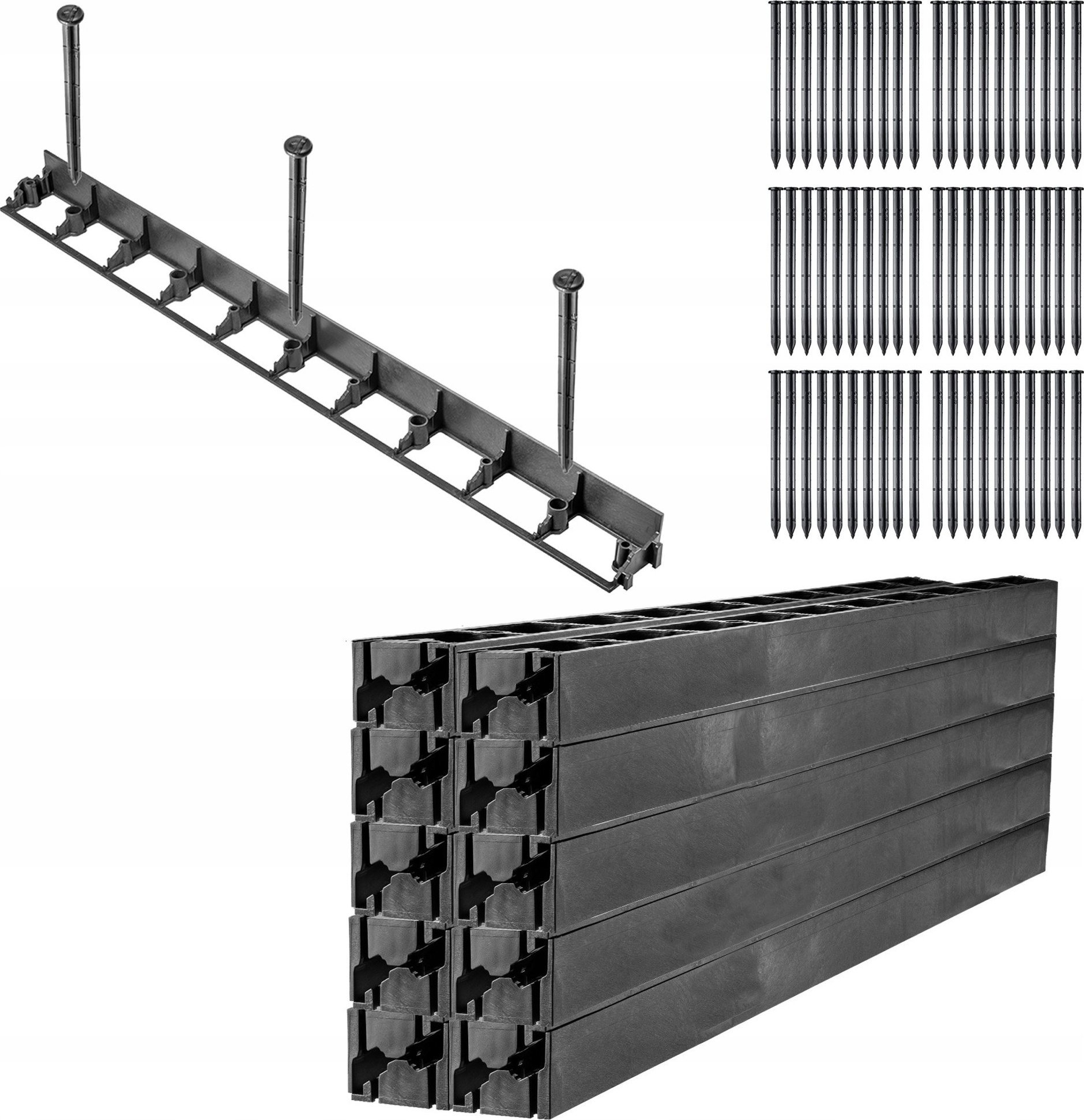 Kadax Obrzeże Trawnikowe Ogrodowe 5,8cm 20Mb + 60 Kotew