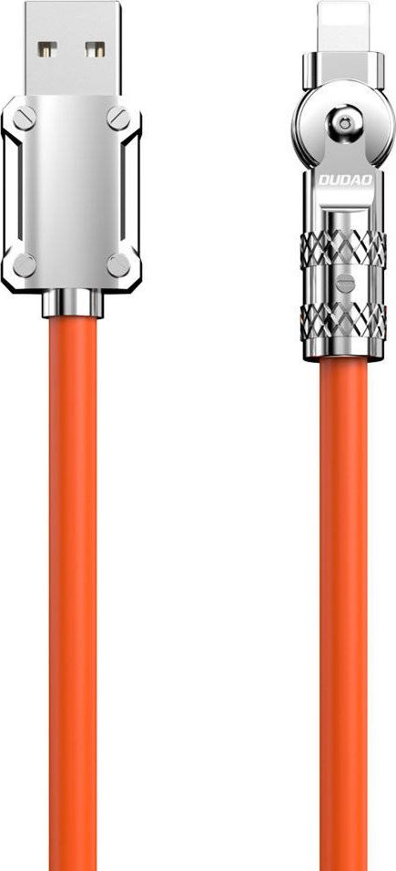 Kabel USB Dudao Lightning - USB-A 1 m Pomarańczowy (DDA289)