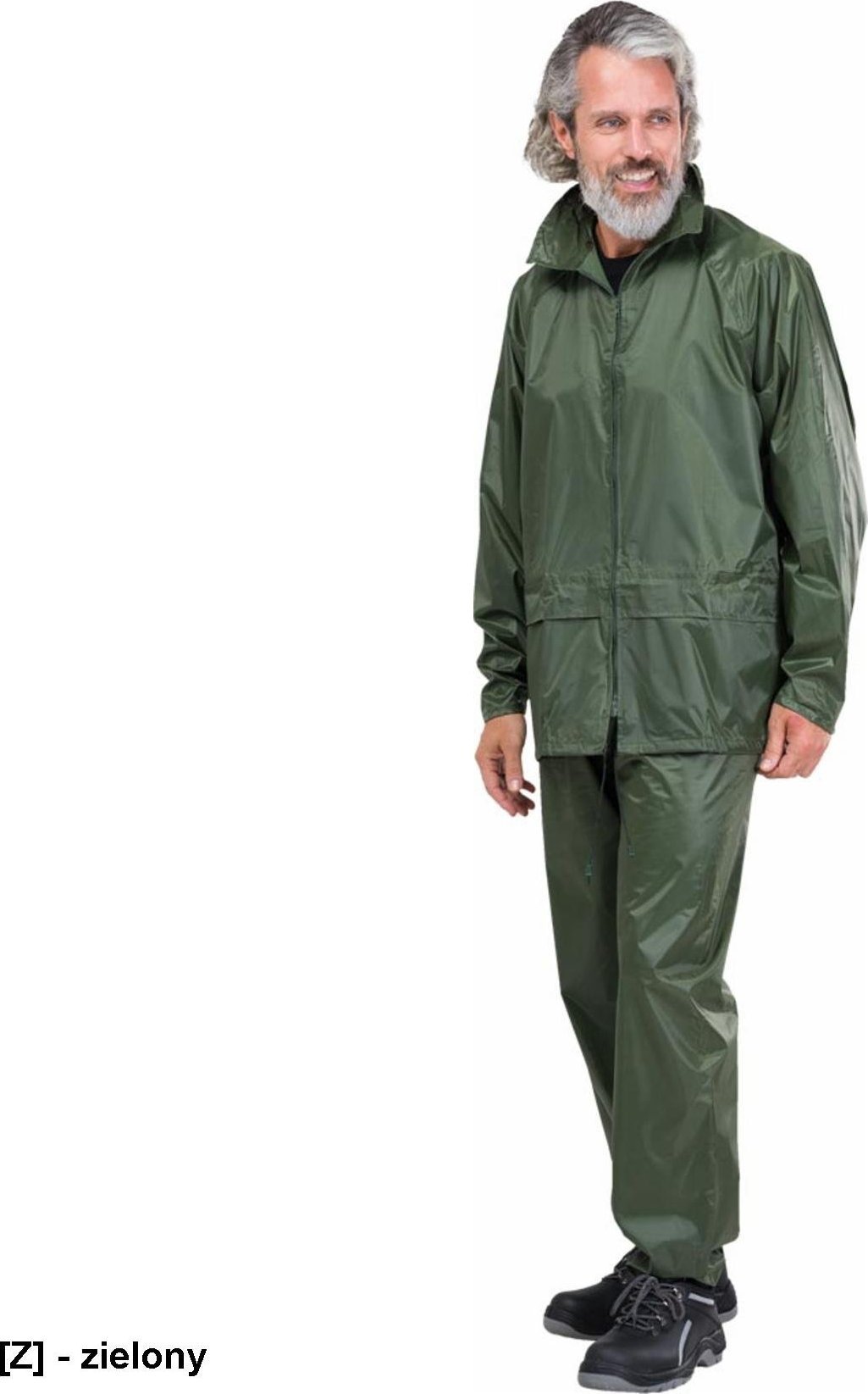 R.E.I.S. KPL - komplet przeciwdeszczowy - zielony XL