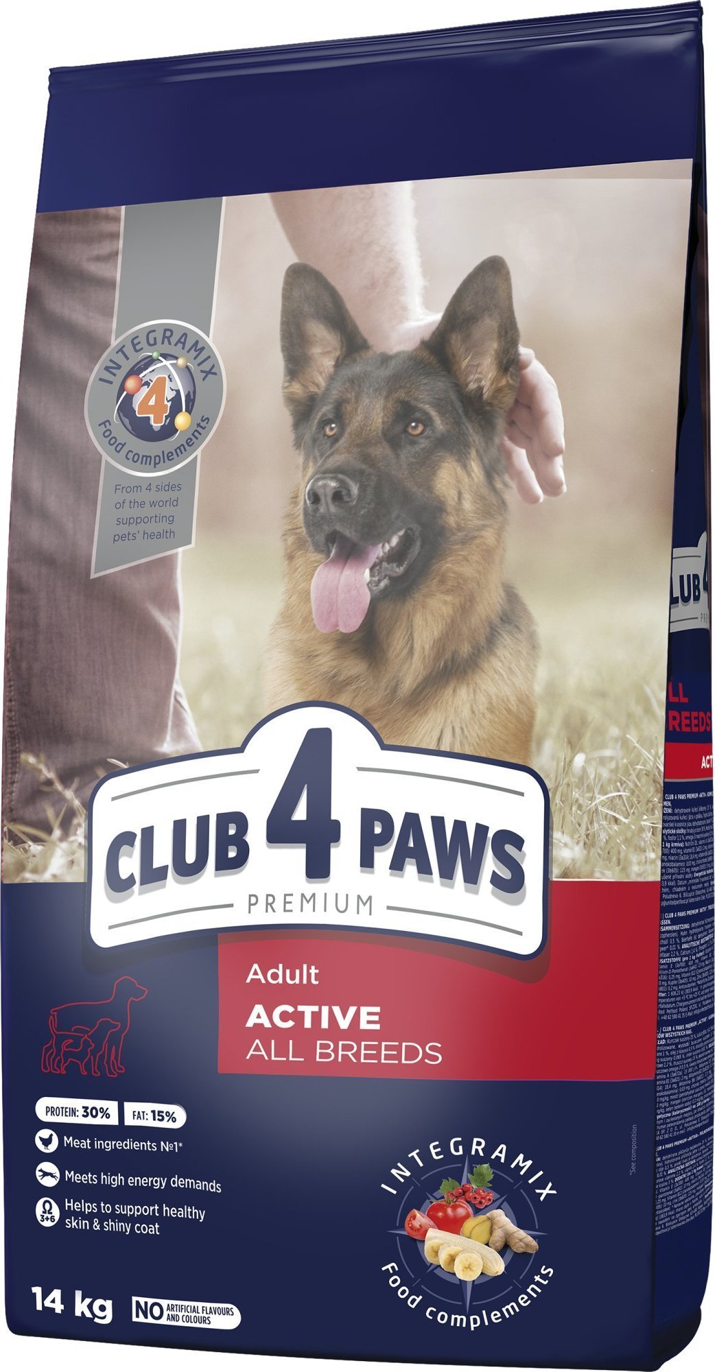 Club 4 Paws CLUB4Ł PIES 14kg ACTIVE