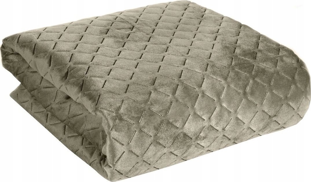 Eurofirany Narzuta 70 x 160 Pikowana Welurowa Dimon C.Beż