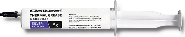 Pasta termoprzewodząca Qoltec Silver 5g (51647)