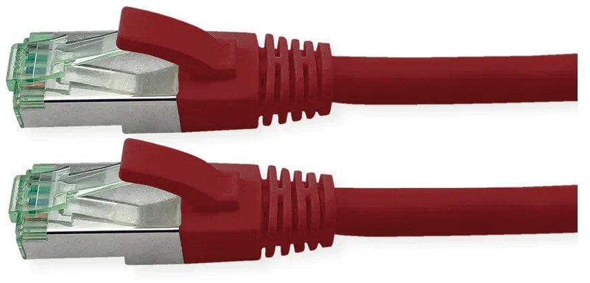 ROLINE RM S/FTP (PiMF) Patch Cord Cat.6A, czerwony, 0,5 m