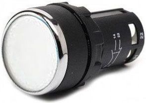 Emas Przycisk sterowniczy monoblok biały (T0-MB100DB)