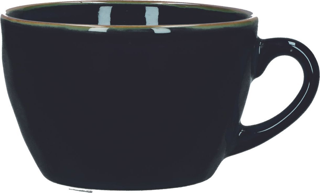 NPC Polska Rose&Tulipani Zestaw 4 kubków śniadaniowych z uchwytem z kamionki 420 ml kobaltowy