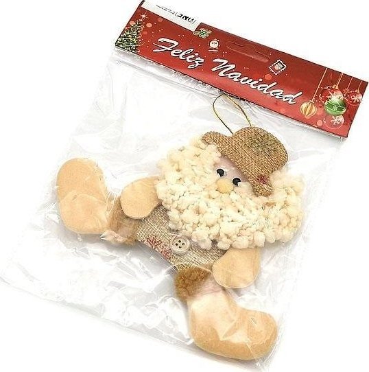 Zawieszka Mikołaj z juty