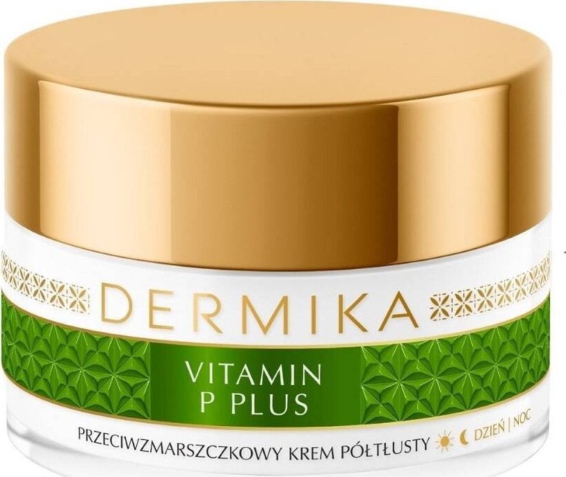 Dermika Vitamin P Plus hipoalergiczny krem półtłusty na dzień i na noc 50ml