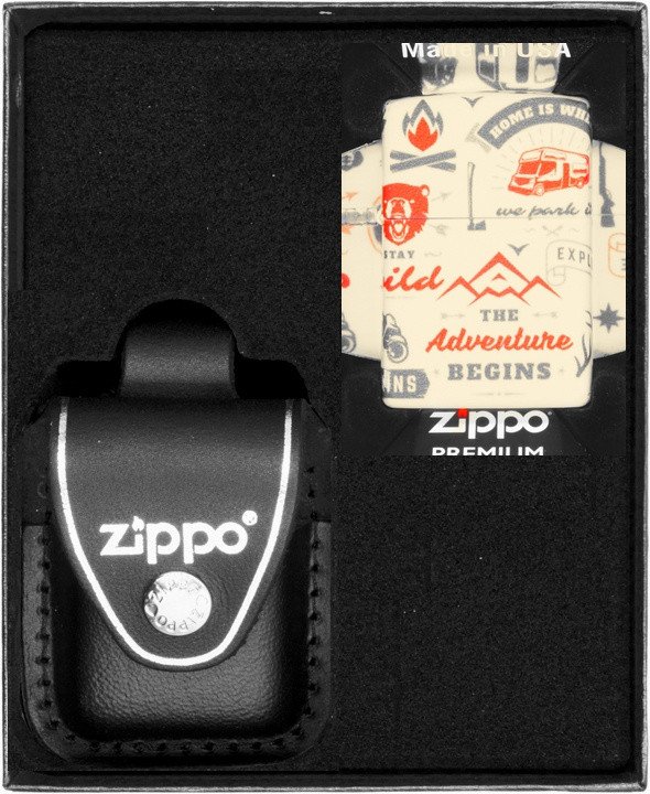 Zestaw ZIPPO Zapalniczka OUTDOOR ADVENTURE DESIGN Prezentowy No3