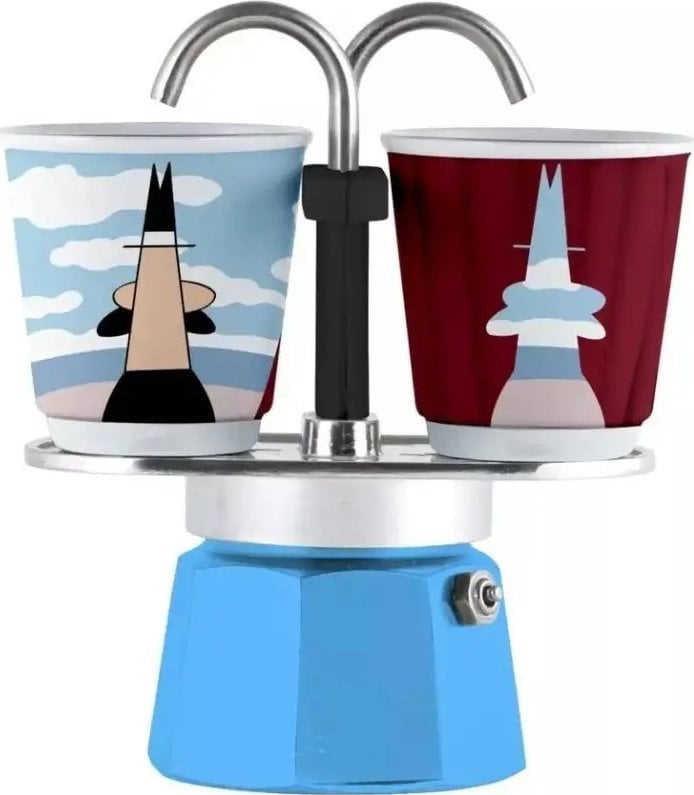 ESPRESSOKANDE SÆT MINI EXPRESS MAGRITTE + 2 ESPRESSOKOPPER