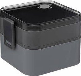 5five Lunch box śniadaniówka 5five simply 1,5l szary/czarny