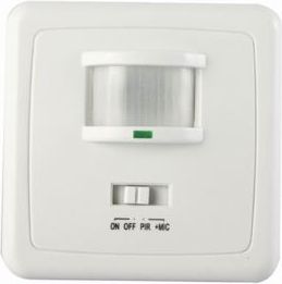 Orno Czujnik ruchu i dźwięku 40/500W 140° biały (OR-CR-206)