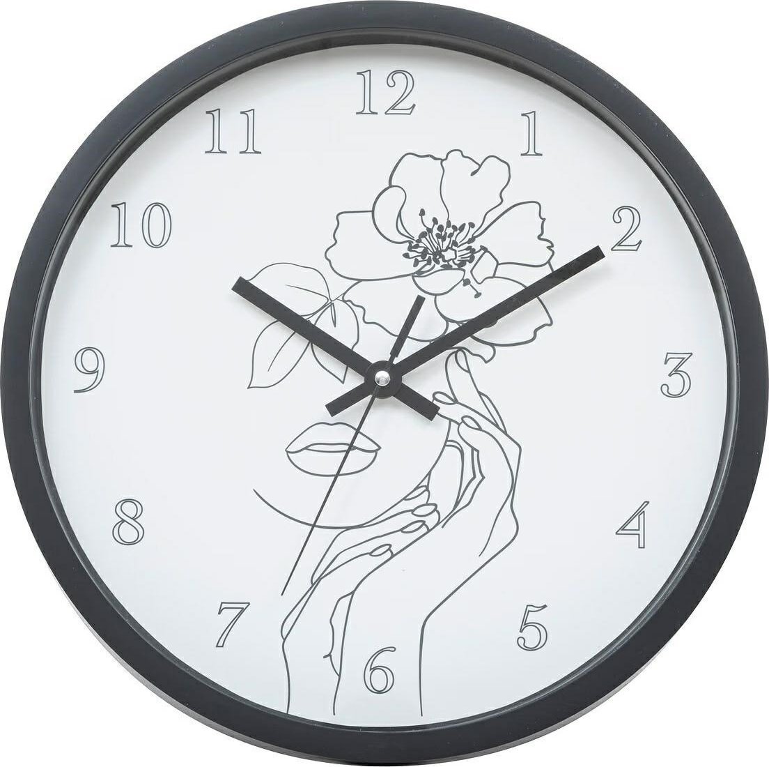Atmosphera Zegar ścienny Timo 30cm czarny