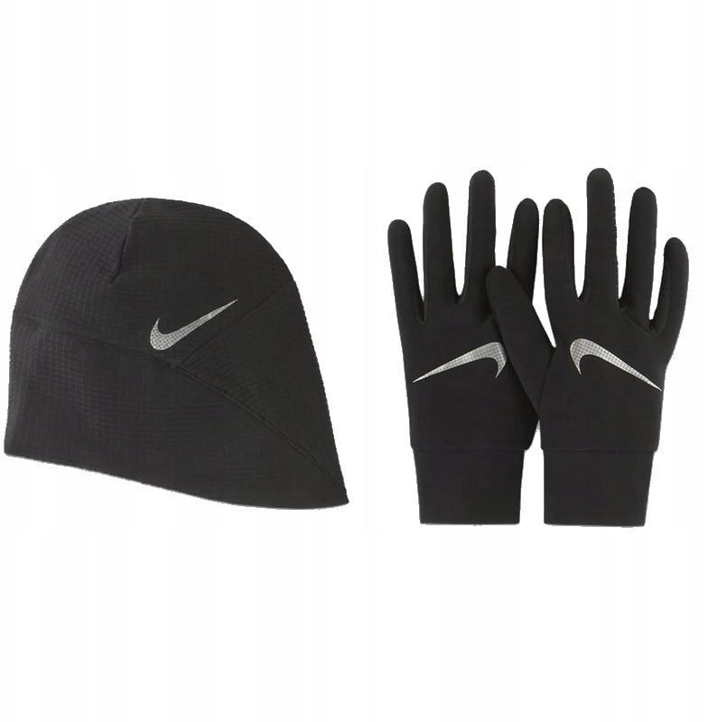 Damskie Rękawice WOMEN'S ESSENTIAL RUNNING HAT AND GLOVE SET