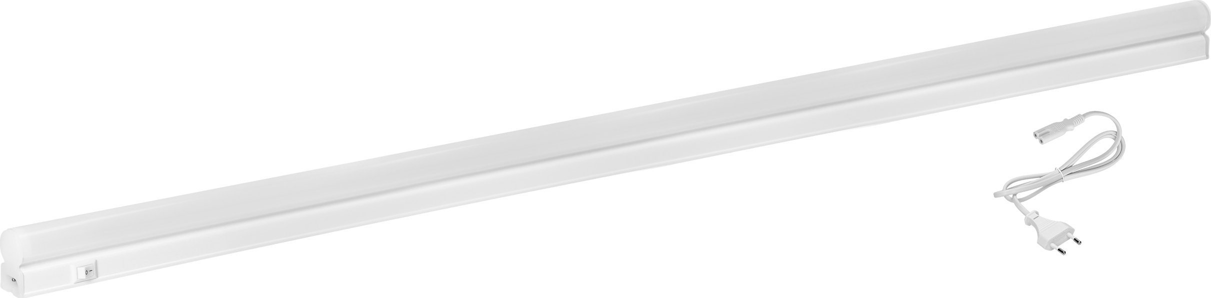 Orno ASTAR LED 12W, oprawa liniowa podszafkowa z przewdowem zasilajacym, 1080lm, 4000K, wtyk 2-pinowy, układ przelotowych złącz, wyłącznik ON/OFF