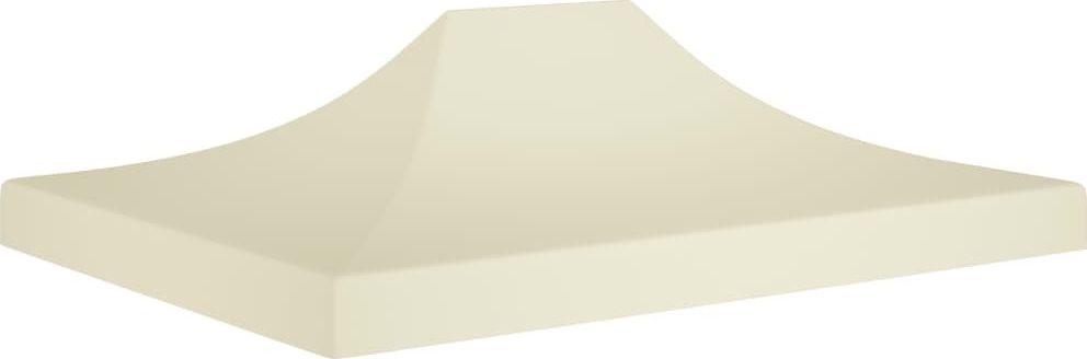 vidaXL VidaXL Dach do namiotu imprezowego, 4,3 x 2.9 x 1 m, kremowy, 270 g/m
