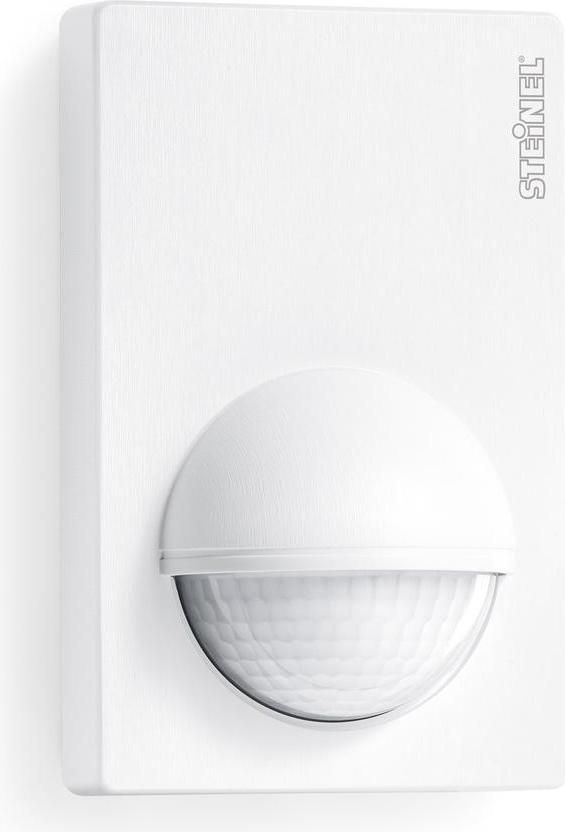 Steinel Czujnik ruchu i zmierzchu IS 180-2 B na podczerwień 12m 1000W 180 stopni 230 - 240V 50Hz IP54 biały (603212)