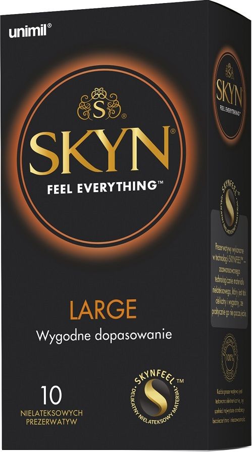 UNIMIL UNIMIL_Skyn Large nielateksowe prezerwatywy 10sztuk