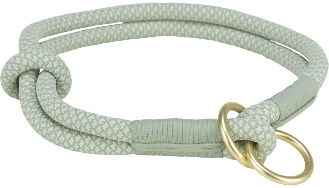 Obroże treningowe dla psów Trixie Soft Rope Kolor Zielony Mięta M 45 cm