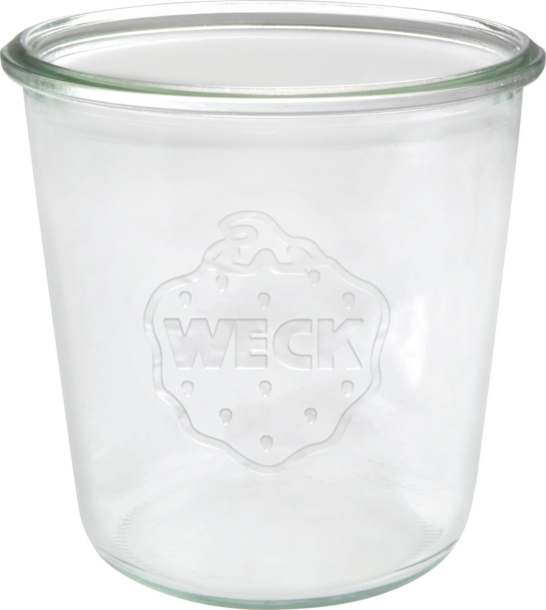 Wamar-Sosenka Zestaw Słoików WECK Pojemność 580 ml średnica 100mm 12 sztuk Bez dodatków