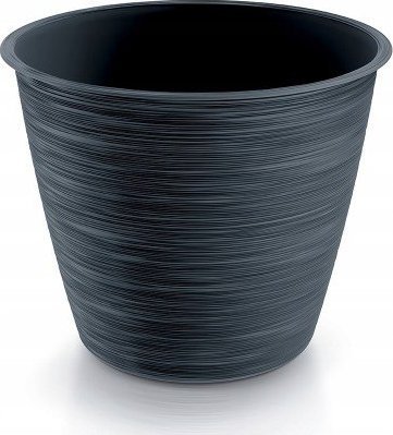 Prosperplast Doniczka okragła plastikowa antracyt 12 cm Furu