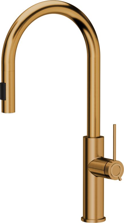 Bateria kuchenna Quadron Jennifer Q Line Slim SteelQ stojąca miedziana (84818011)