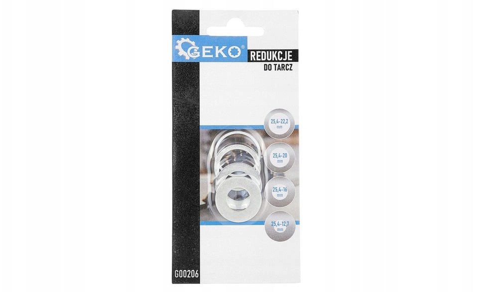 Redukcje do tarcz 4szt. (25,4-22,2;25,4-20;25,4-16;25,4-12,7) (500)