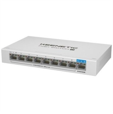 Keenetic POE+ Switch 9 KN-4710-01-EU Przełącznik PoE+ 8 portów + 1 Uplink