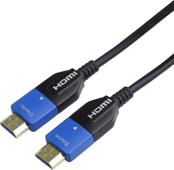 Kabel PremiumCord PREMIUMCORD Ultra High Speed HDMI 2.1 optický kabel 8K@60Hz 4K@120Hz 7m zlacený