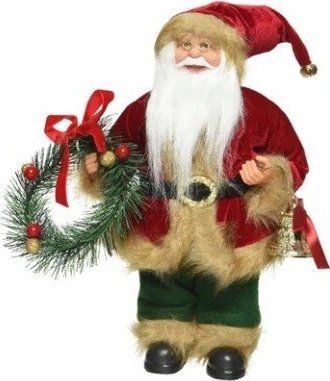 Dekoracja świąteczna Kaemingk mikołaj