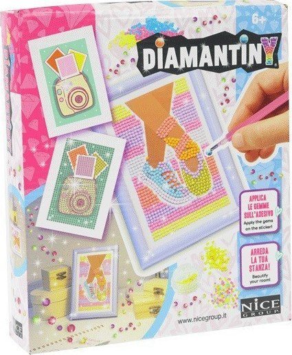 Russell DIY Ramka dekoracyjna z kryształkami