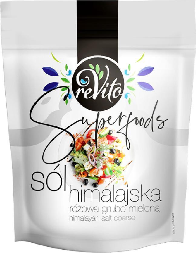 ReVito Sól himalajska gruboziarnista różowa 500 g