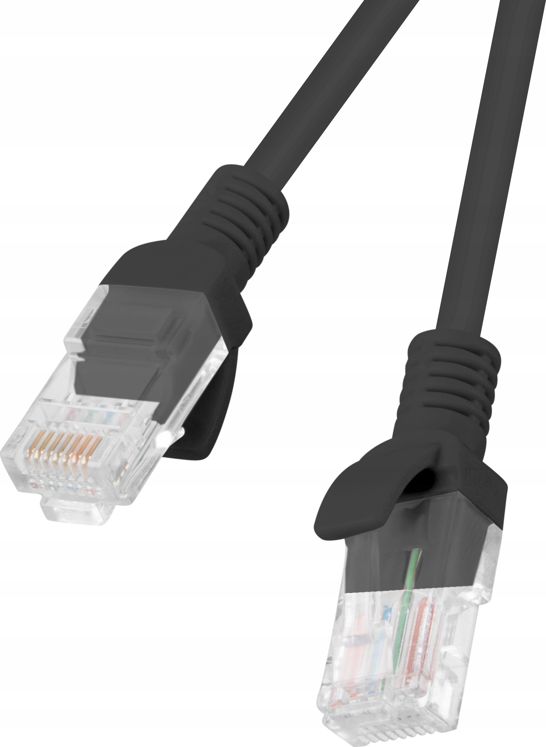 Lanberg Kabel LAN Patchcord UTP RJ45 kat.6 czarny 0,50m HQ