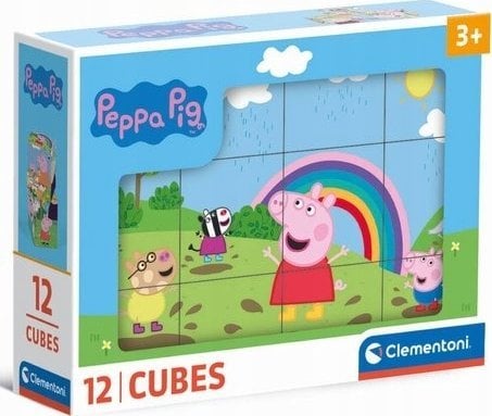 Clementoni KLOCKI OBROTOWE 12EL PEPPA PIG CLM 41195 WB