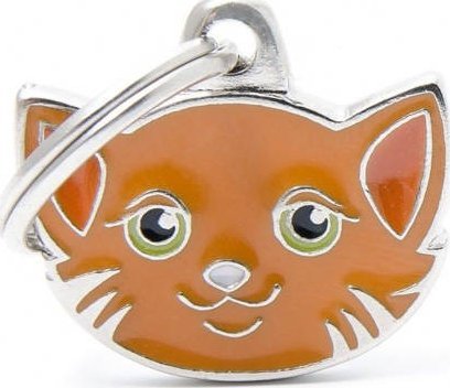 Zawieszka Adresówka Identyfikator z grawerem dla kota kot europejski