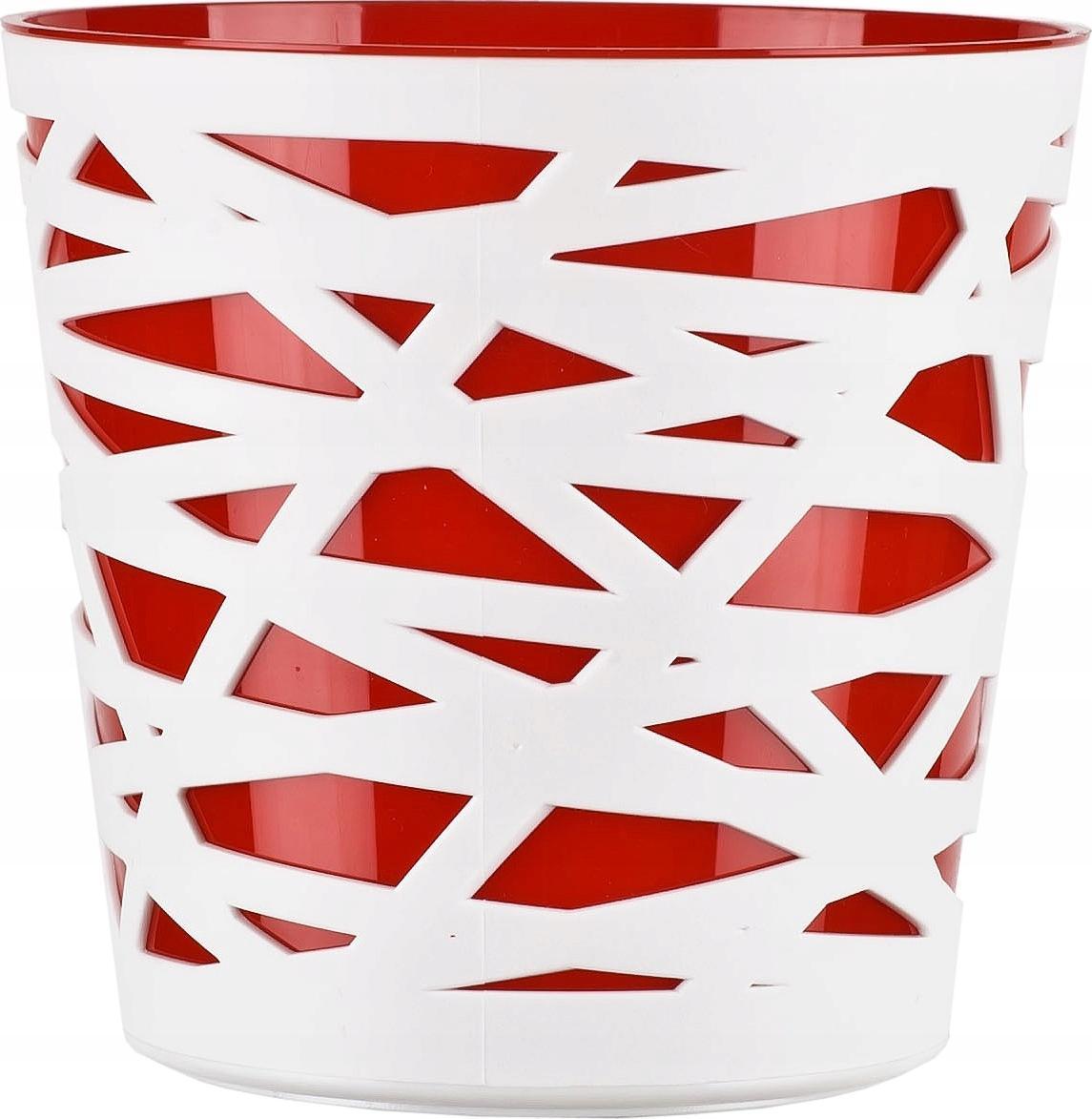 Kadax DONICZKA OSŁONKA WKŁAD DONICA KOLORY CZERWONA 15cm