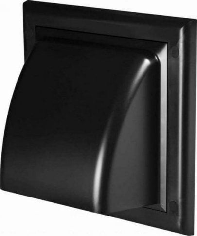 AWENTA Awenta KO100-30CZ osłona wywiewna kanału okrągłego Fi100 czarna