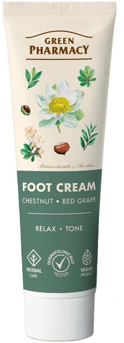 Green Pharmacy Krem do stóp Kasztan i winogrona 100ml