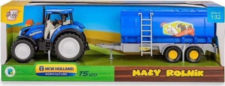 Traktor New Holland T5 z cysterną na mleko 1:32