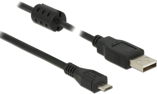 Kabel USB Delock USB-A - microUSB 3 m Czarny (84909)