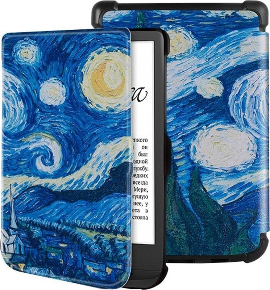 Pokrowiec Strado Etui graficzne do Pocketbook Lux 4/5 627/628 (Starry) uniwersalny