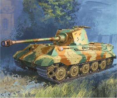 Academy Czołg King Tiger "Hanschel Turret "