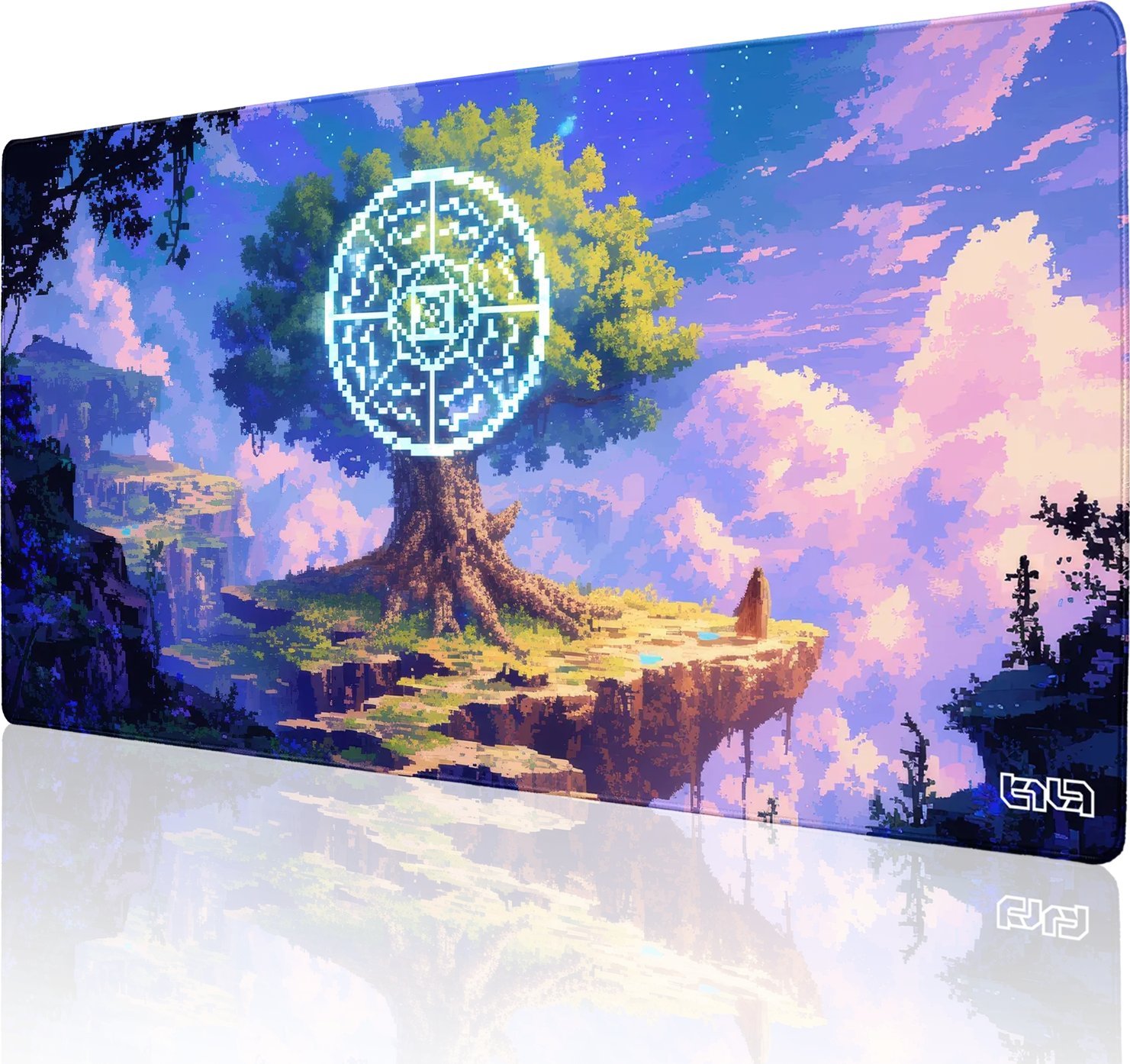 Podkładka Tilt PODKŁADKA POD KLAWIATURĘ Runiczne Drzewo 100x50 Wodoodporna