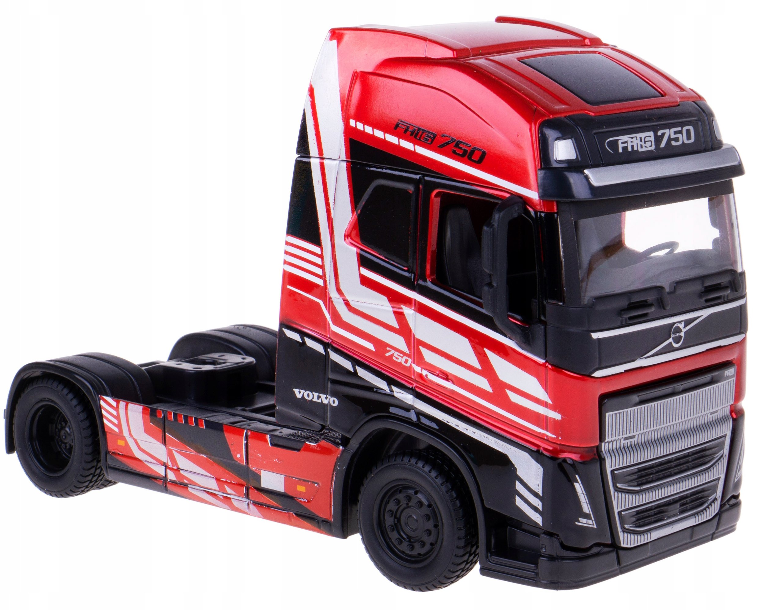 Bburago VOLVO FH16 750 GIGASPACE Ciężarówka 1:43 czerwony (32203)