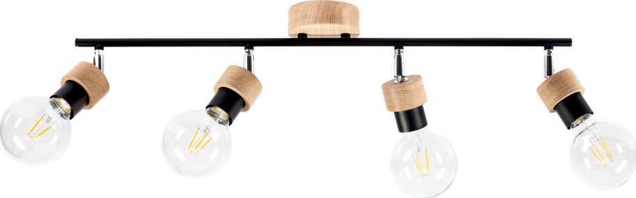 Lampa sufitowa BRITOP Lighting Spot drewniany Britop Marjolaine Tube 2834474