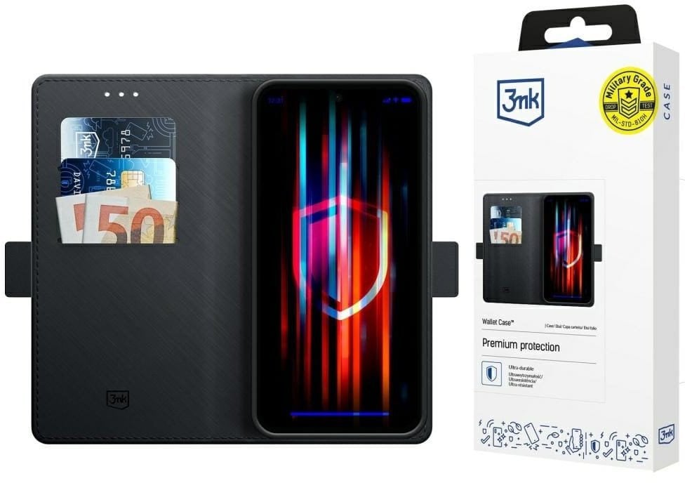 3MK Etui Wallet Case do Xiaomi 15 Ultra czarny