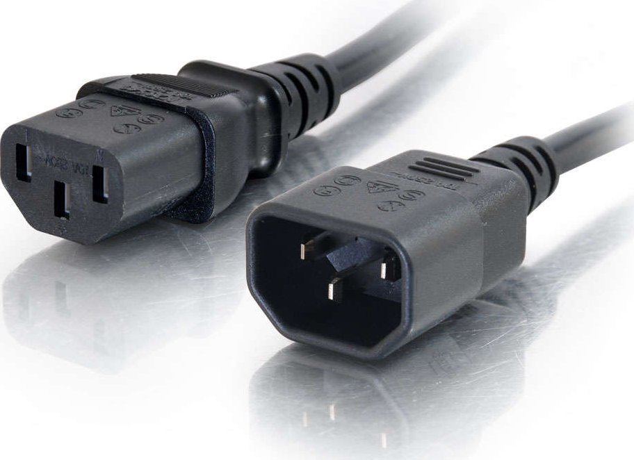 Kabel zasilający C2G Kabel / 1 m Computer Power EXT cordC13 to C14