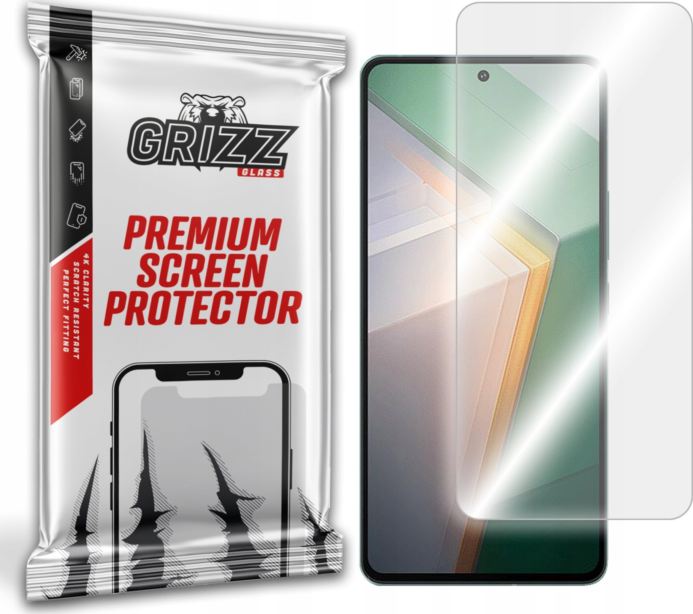 GrizzGlass Folia hydrożelowa GrizzGlass Hydrofilm do Vivo iQOO 11