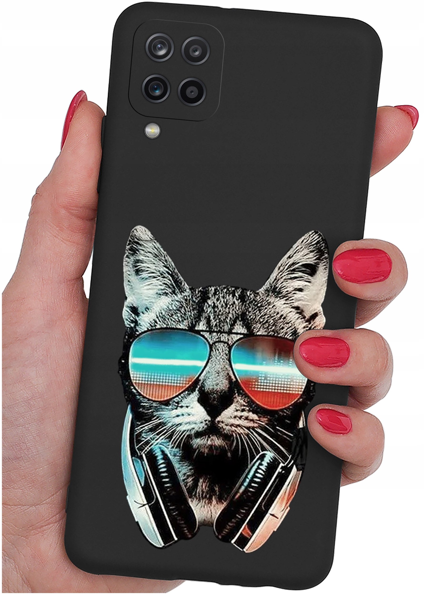 Etui do Samsung Galaxy A12|M12 WZORY |SILIKONOWE MATT CASE + SZKŁO 9H